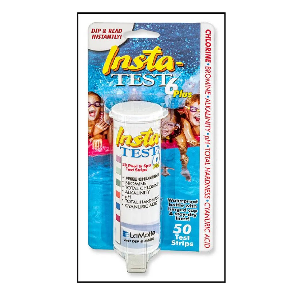 LAMOTTE INSTA-TEST 6 PLUS TEST STRIPS - 50CT