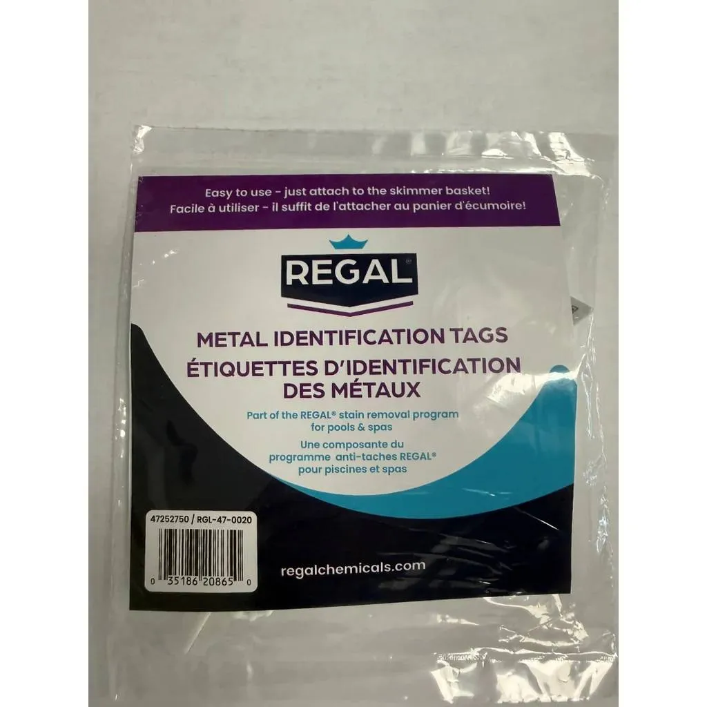 [RGL-47-0020] REGAL STAIN IDENTIFIER TABS